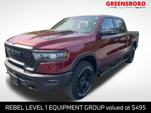 Delmonico Red Pearlcoat 2025 RAM 1500 Rebel