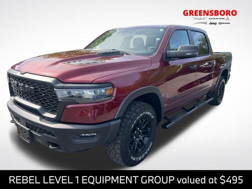 Delmonico Red Pearlcoat 2025 RAM 1500 Rebel