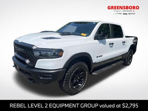 Bright White Clearcoat 2025 RAM 1500 Rebel