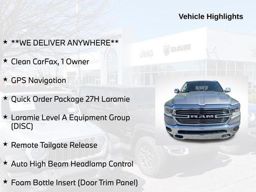 Billet Silver Metallic Clearcoat 2022 RAM 1500 Laramie