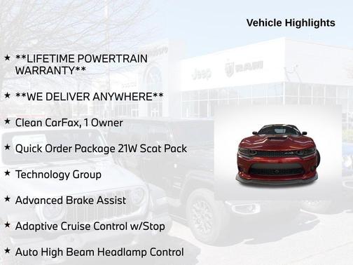 Octane Red Pearlcoat 2023 Dodge Charger Scat Pack