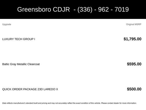 2025 Jeep Grand Cherokee L Laredo