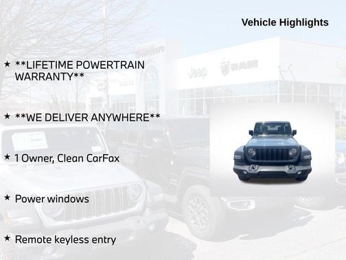 Anvil Clearcoat 2025 Jeep Wrangler Sport