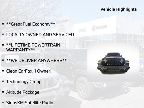 Black Clearcoat 2022 Jeep Wrangler Unlimited Sport Altitude
