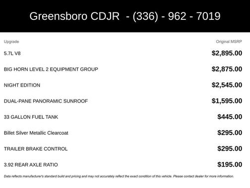2026 RAM 1500 Big Horn/Lone Star