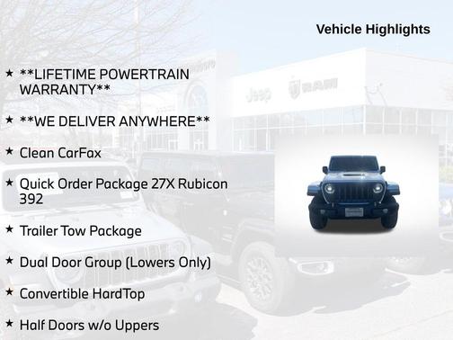 Bright White Clearcoat 2023 Jeep Wrangler Rubicon 392