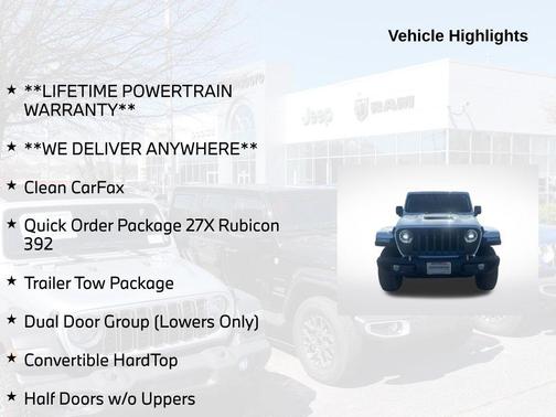 Bright White Clearcoat 2023 Jeep Wrangler Rubicon 392