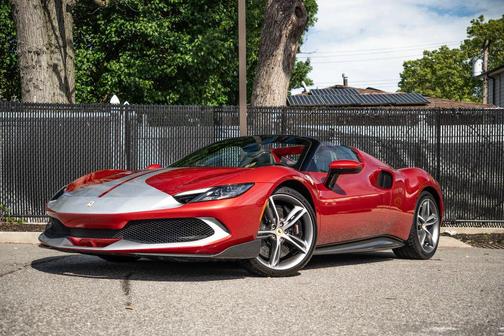 Red 2023 Ferrari 296 GTS Convertible 2D