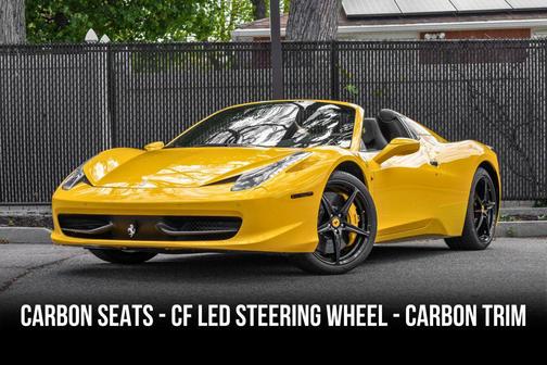 Yellow 2013 Ferrari 458 Spider Base