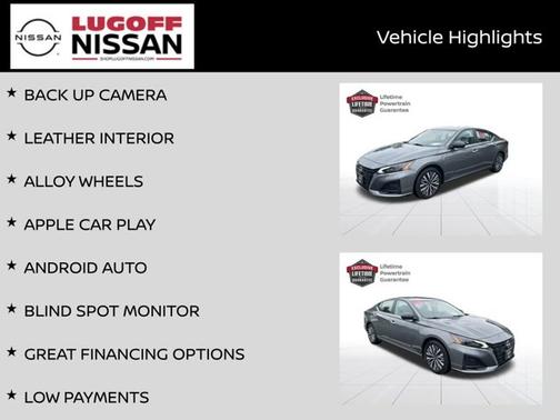 Gun Metallic 2025 Nissan Altima SV