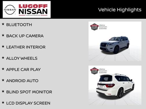 Aspen White 2023 Nissan Armada Platinum