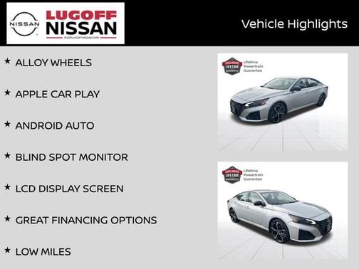 Brilliant Silver Metallic 2023 Nissan Altima 2.5 SR