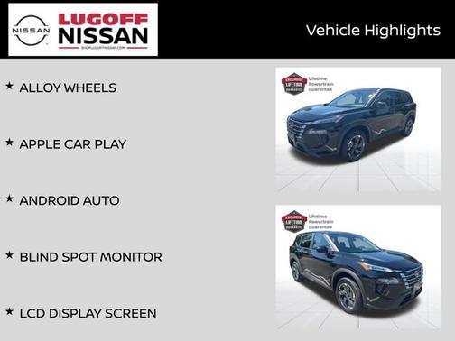 Black 2025 Nissan Rogue SV