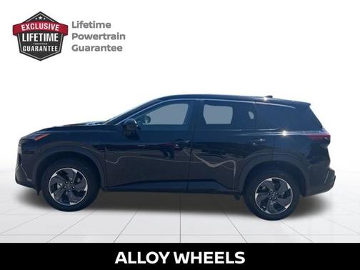 Black 2025 Nissan Rogue SV