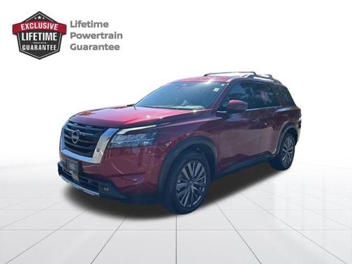 Scarlet Ember 2023 Nissan Pathfinder SL