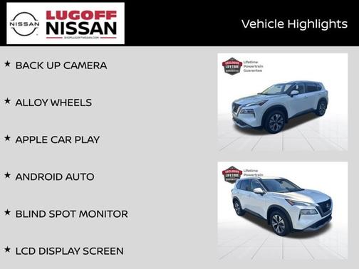 White 2023 Nissan Rogue SV