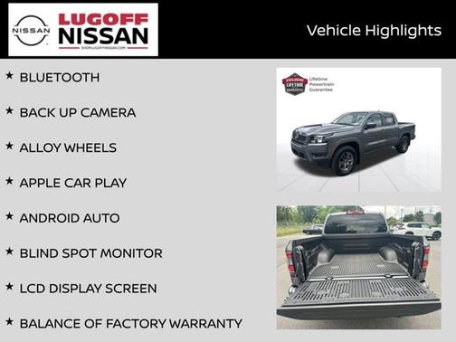Gun Metallic 2025 Nissan Frontier SV