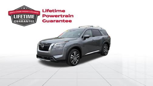 Gun Metallic 2025 Nissan Pathfinder Platinum