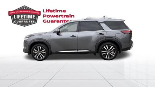 Gun Metallic 2025 Nissan Pathfinder Platinum