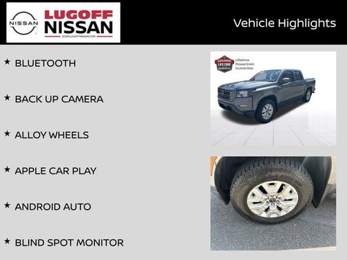 Gun Metallic 2023 Nissan Frontier SV