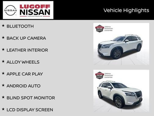 White 2024 Nissan Pathfinder SL