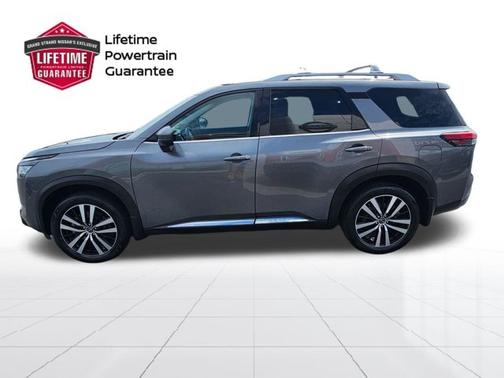 Gun Metallic 2023 Nissan Pathfinder Platinum