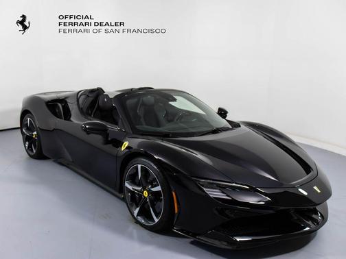 Nero Noctis Black 2025 Ferrari SF90 Spider Base