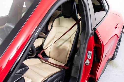 Red 2025 Porsche Taycan GTS