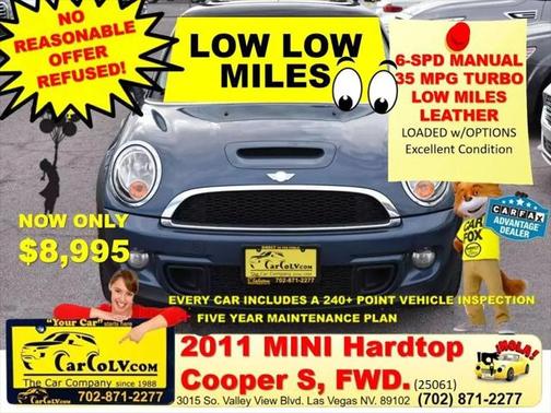 2011 MINI Cooper S Base