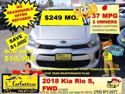 2018 Kia Rio S
