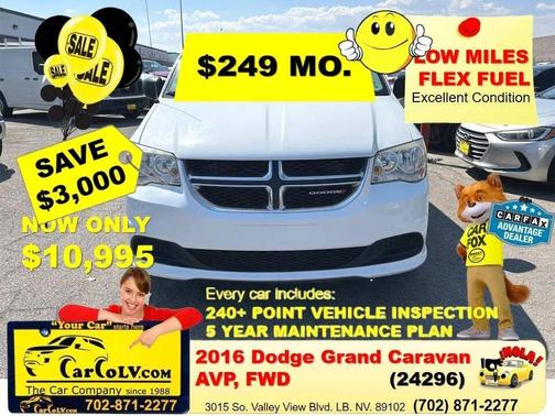 2016 Dodge Grand Caravan AVP/SE