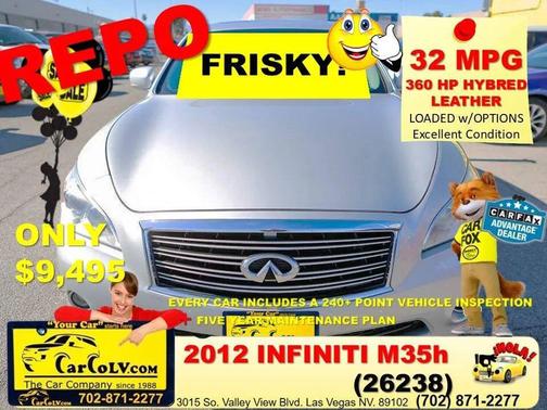 Liquid Platinum 2012 INFINITI M35h Base