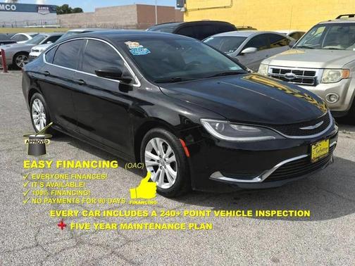 Black Clearcoat 2016 Chrysler 200 Limited