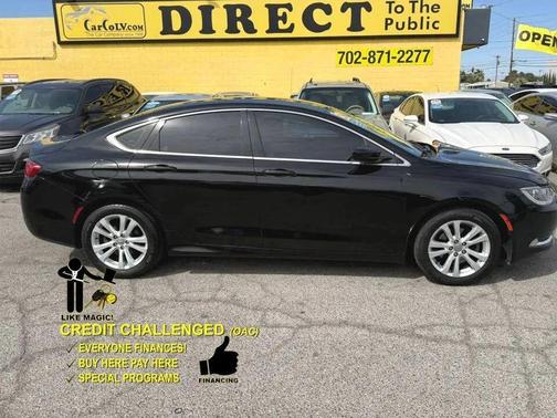 Black Clearcoat 2016 Chrysler 200 Limited