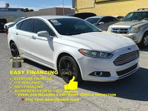 White Platinum Metallic Tri-Coat 2016 Ford Fusion SE