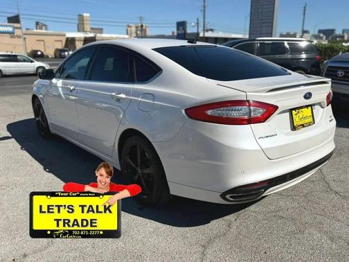 White Platinum Metallic Tri-Coat 2016 Ford Fusion SE
