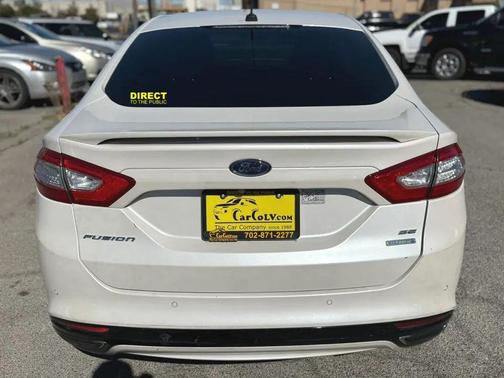 White Platinum Metallic Tri-Coat 2016 Ford Fusion SE