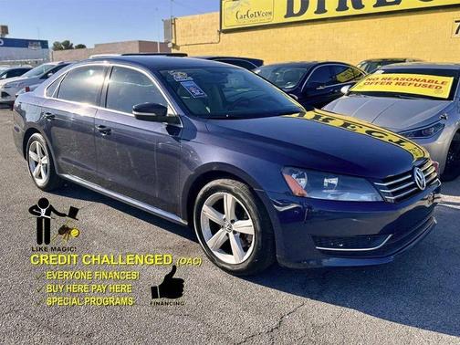 Blue 2013 Volkswagen Passat 2.5 SE