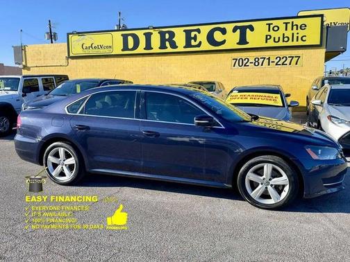 Blue 2013 Volkswagen Passat 2.5 SE
