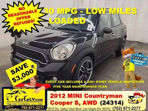 2012 MINI Cooper S Countryman Base