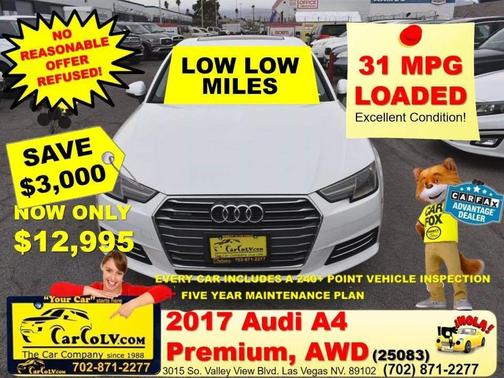2017 Audi A4 2.0T Premium