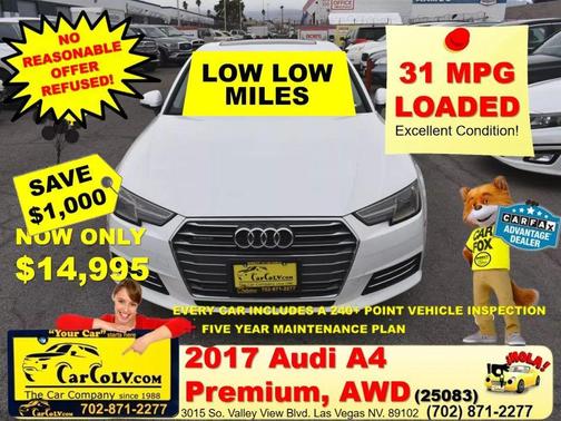 2017 Audi A4 2.0T Premium
