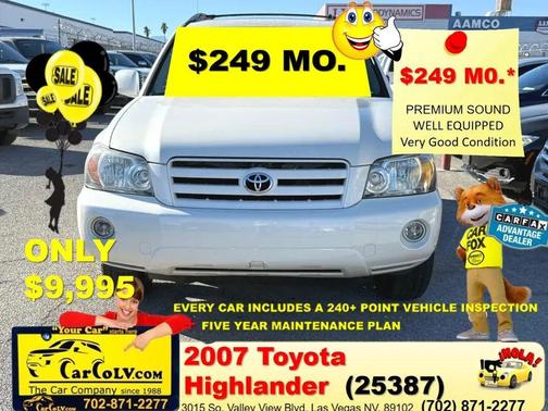 2007 Toyota Highlander Sport