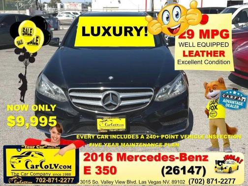 2016 Mercedes-Benz E-Class E 350 Sedan 4D