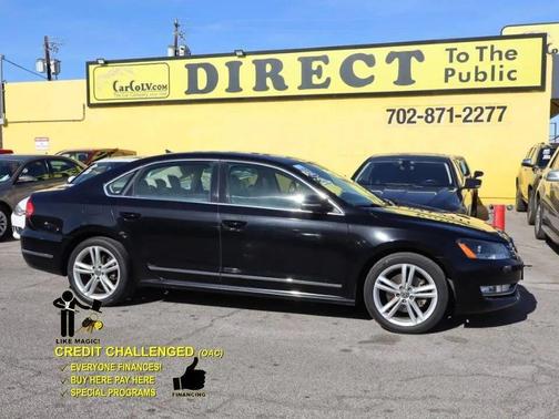 Black Uni 2015 Volkswagen Passat 1.8T Auto SE w/Sunroof & Nav