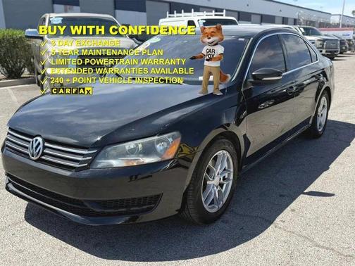 Black Uni 2015 Volkswagen Passat 1.8T Auto SE w/Sunroof & Nav