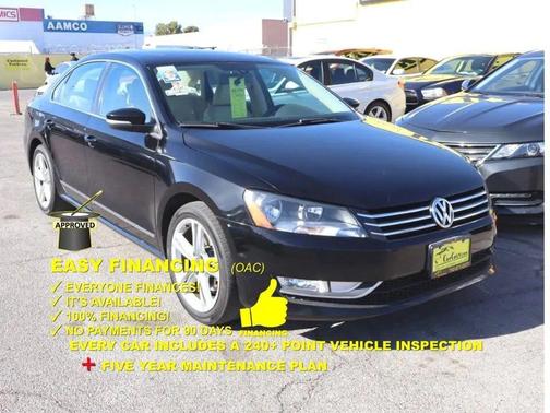 Black Uni 2015 Volkswagen Passat 1.8T Auto SE w/Sunroof & Nav