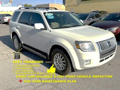 White Suede 2011 Mercury Mariner Premier