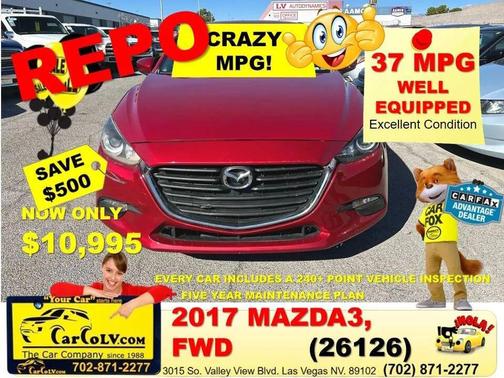 Soul Red Metallic 2017 Mazda Mazda3 Sport