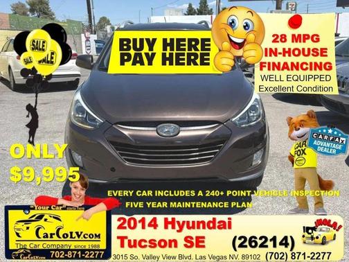 Grey 2014 Hyundai TUCSON SE